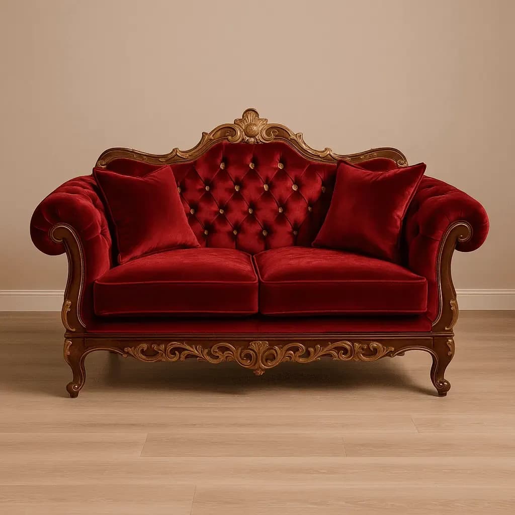 Red Luxury Sofa